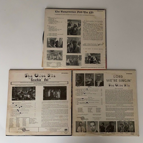 The Olive Pitts Resurrection and Life Reachin' Out Lord We're Singin' LP VG+ - Picture 2 of 5
